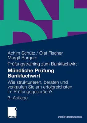 Produktbild von Mündliche Prüfung Bankfachwirt