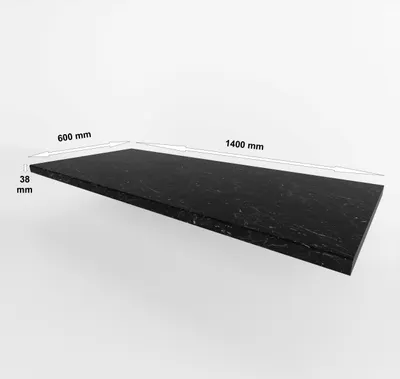 Produktbild von Arbeitsplatte 140 cm 38 mm Marmur ROMA matt Küche Siena, Monza, Arona