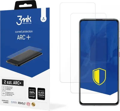Produktbild von 3mk Display Schutzfolie ARC+ für Xiaomi POCO C3  0,17mm Self-Heal (2 Stück)