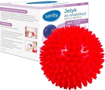 Image de SANITY Balle hérisson pour la rééducation 9 cm