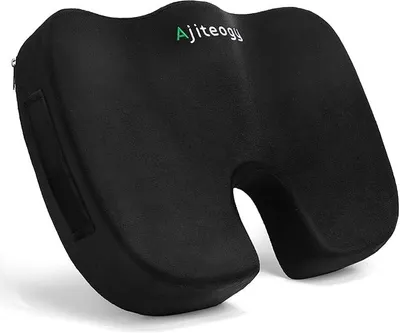 Produktbild von PolkaHome® Zitkussen aus Memory-Schaum, Ergonomisches Kissen für Bürostuhl, Auto und Gaming-Stuhl