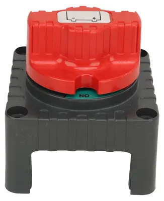 Image de Interrupteur de déconnexion de batterie 12/48V 300A, position marche/arrêt, bouton depour bateau, voiture, camion, yacht, modèle rétro, couleur grise