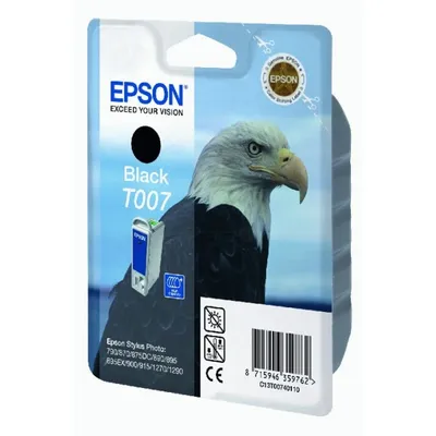 Produktbild von Epson T007 Black Ink Cartridge - Retail Pack (untagged)