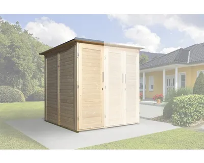 Produktbild von Anbauschrank SaveBike für weka Garten Q 224x71 cm natur