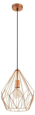 Produktbild von EGLO CARLTON, Oberfläche, Kupfer, Stahl, Esszimmer, Küche, Wohnzimmer, Büro, Gebürstet, IP20