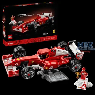 Produktbild von LEGO lego11375 Lego ICONS Ferrari F2004 und Michael Schumacher