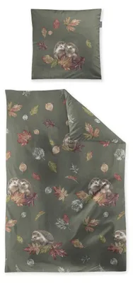 Produktbild von Irisette Bettwäsche grün 1x 135x200 cm + 1x 80x80 cm