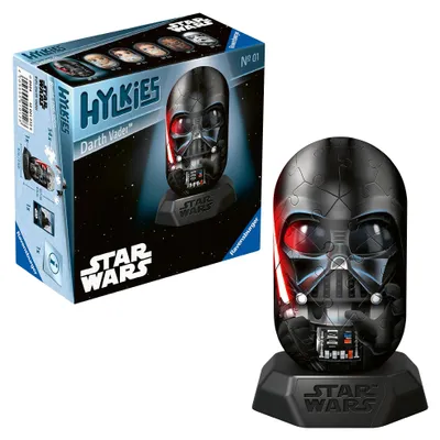 Productafbeelding van Ravensburger Hylkies: De nieuwe serie verzamelfiguren die je zelf in elkaar kunt zetten. Figuur #01 - Darth Vader - Voor alle Star Wars fans - Bouwen, waarderen, verzamelen