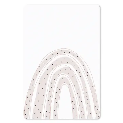 Produktbild von MuchoWow® Mauspad Mousepad Regenbogen - Tupfen - Pastell 18x27 cm - Mousepads - Maus Mat - Pad - Mausunterlage