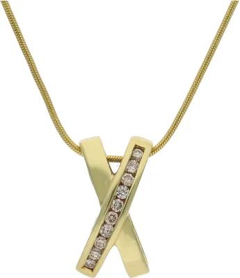 Produktbild von JuwelmaLux Anhänger 585/000 (14 Karat) Gold mit Brillanten JL30-02-3494