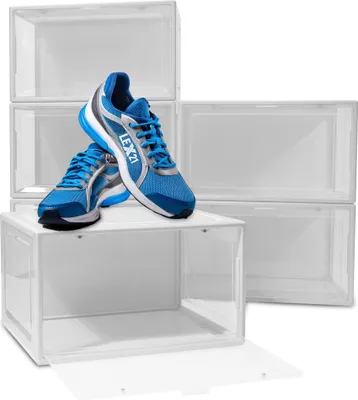 Produktbild von Lex21 Schuh Box 6 Stück Weiss Stapelbar MS-18237