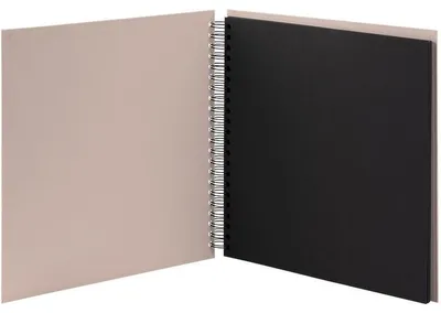Produktbild von Fotoalbum Whire-O 60 Seiten 290x290mm powder/schwarz.