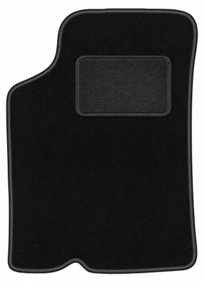 Productafbeelding van Velours bestuurdersmat voor Kia Sephia I 1994-1997 (sedan) – zwart, op maat – Wielganizator LUX