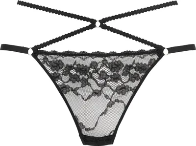 Produktbild von Petite fleur gold String schwarz Größe 48/50