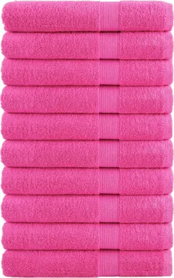 Produktbild von Möbel Premium-Handtücher SOLUND 10 Stk. Rosa 100x200 cm 600 g/m² - Duschtücher &17965
