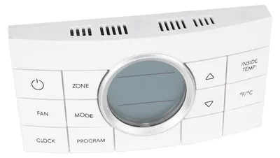Image de Thermostat RV 3314082.011, système de contrôle multi-zone avec 10 boutons, pour les séries de climatiseurs 579, 595, 6308, 520, 5305, 6218XX, 6318XX, 6403XX, de couleur blanche