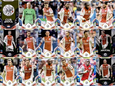 Produktbild von Ajax Amsterdam Fifa 365 2026 Complete Set Of 18 Cards Aja1 – Aja18 Set