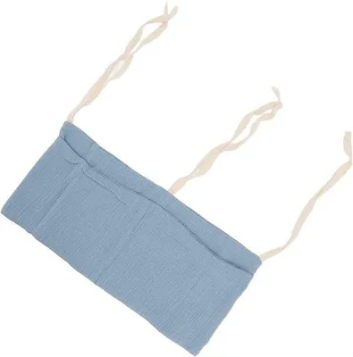 Produktbild von Baby-Wiege-Organizer mit 2 Taschen und verstellbarer Riemen - Donkerblauw, Waschbar