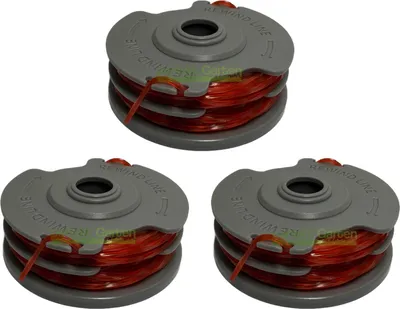 Image de 3 X bobines de fil pour la débroussailleuse Blue Power GT GTE 840 845 51393770-90 de Wolf Garten