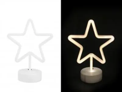 Immagine prodotto di H&H Lampada Led Stella Gialla H26Cm