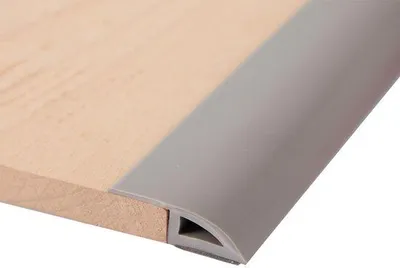 Immagine prodotto di Profilo di raccordo in PVC autoadesivo, grigio, 7-10 mm