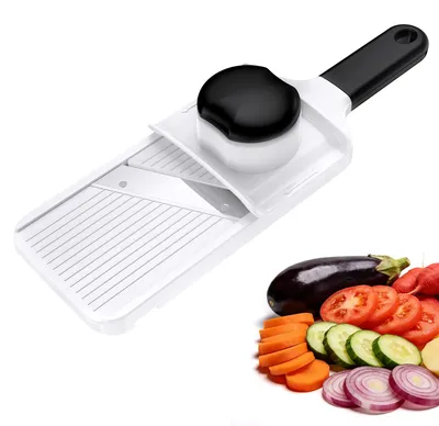 Productafbeelding van Ibergrif M526 mandolinesnijder, groenteschaaf, instelbaar van 1 tot 4 mm