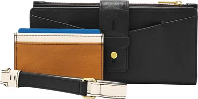 Produktbild von FOSSIL Geldbörse Willa Slim Tab Black schwarz