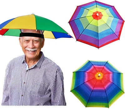 Zdjęcie produktu dla Kapelusz Parasol, zestaw 3, dla dorosłych i dzieci, wygodny, na plażę
