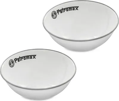 Produktbild von Petromax Emaille Schalen weiß 2 Stück 1 Liter