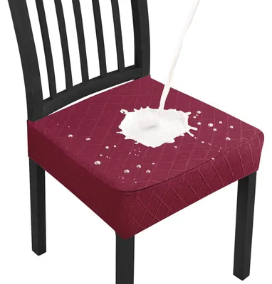 Productafbeelding van Waterdichte stoelhoesjes van dioxide voor eetkamerstoelen, jacquard-stretch stoelhoesjes