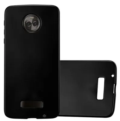 Produktbild von Cadorabo Schutzhülle für Motorola MOTO X4 Hülle in Schwarz Handyhülle TPU Silikon Etui Cover Case