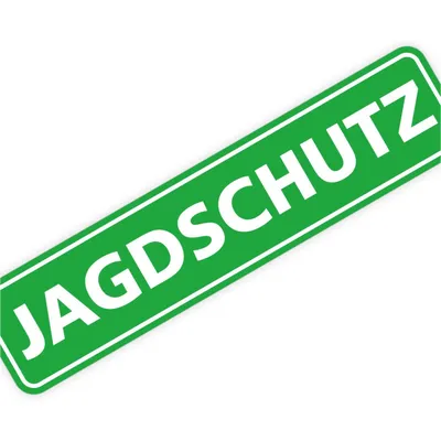 Produktbild von Magnetschild "Jagdschutz" 30 x 7 cm 0,9mm stark