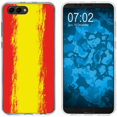 Produktbild von PhoneNatic Case kompatibel mit Huawei Honor View 10 Silikon-Hülle WM Spanien M11