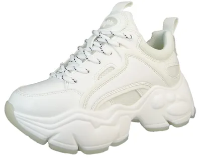 Produktbild von Buffalo Damen Binary C Sneaker Low Vegan - 1630448, Farbe:Weiß, Damen Schuhe:40