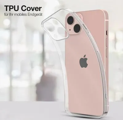 Produktbild von Slim Cover für Apple iPhone 13 Hülle Transparent Flexibel Elastisch Backcover Schutzhülle Handyhülle