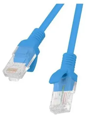Obrázek produktu pro Lanberg PCU6-10CC-0200-B, 2 m, Cat6, U/UTP (UTP), RJ-45, RJ-45, Modr