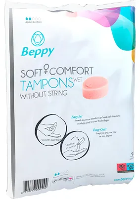 Obrázek produktu pro Beppy - Soft Comfort Tampony Vlhké 30 Dílů