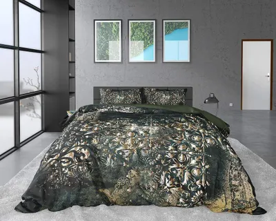 Bettbezug Baumwollsatin 240x220 cm, superweich, 2 Kissenbezüge
