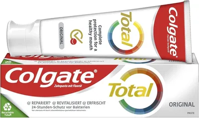 Produktbild von Zahnpasta - 1 x 75 ml - Zahnpasta gegen Karies und Zahnbelag. Schützt den Zahnschmelz