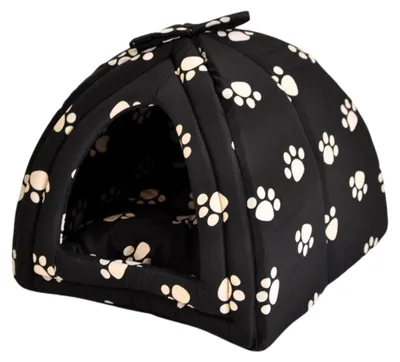 Produktbild von Hundehöhle Katzenhöhle schwarz 45 × 45 cm