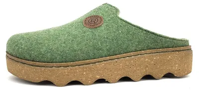 Produktbild von Rohde Damen Pantoffeln Hausschuhe Softfilz Foggia 6120, Größe:40 EU, Farbe:Grün