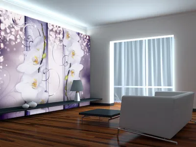 Produktbild von Vlies Fototapete 350x256 cm Tapeten Wandtapete XXL Blumen Orchidee b-A-0165-a-c