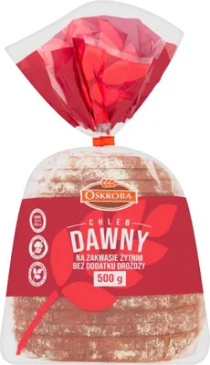 Immagine prodotto di Oskroba Chleb Dawny 500 g - A lievitazione naturale, senza lievito