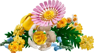 Produktbild von LEGO Botanicals Kleiner Sommerstrauß - Bauset mit Kunstblumen - inkl. Glockenblumen, Butterblumen, Tulpen - Spielzeug für Mädchen ab 9 Jahren und Teenager - Geschenkidee zum Geburtstag - 10347