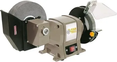 Immagine prodotto di Mola abrasiva FARTOOLS ONE TME 150-200B, 250 W, D200 mm, 134-2950 giri/min, con copertura in plexiglas e supporto in metallo