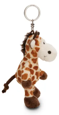 Productafbeelding van NICI 61852, Sleutelhanger, Bruin, Wit, Metaal, Pluche, Gerecycled polyester, Figuur, Geschikt voor kinderen vanaf 3 jaar