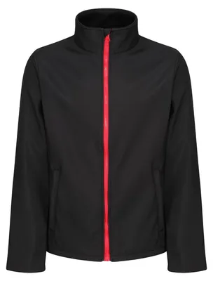 Obrázok produktu pre Regatta - Softshellová bunda pre pánov „Ablaze Printable“ FK2595 (S) (čierna/červená)