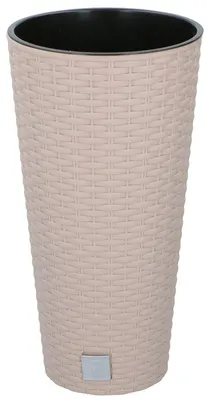 Produktbild von Pflanztopf Blumentopf 20x39cm Rattan Optik in Mocca