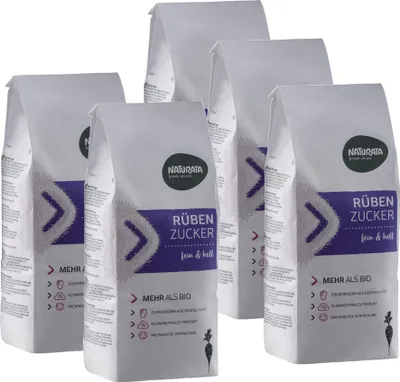 Produktbild von Rübenzucker, 5 x 1 kg