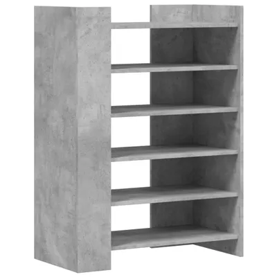 Produktbild von Schuhschrank Betongrau 74,5x37,5x100 cm Holzwerkstoff